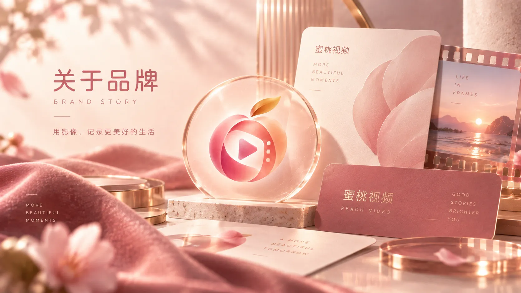 蜜桃传媒品牌内容视觉